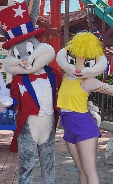 Mascot outfit of bugs bunny
